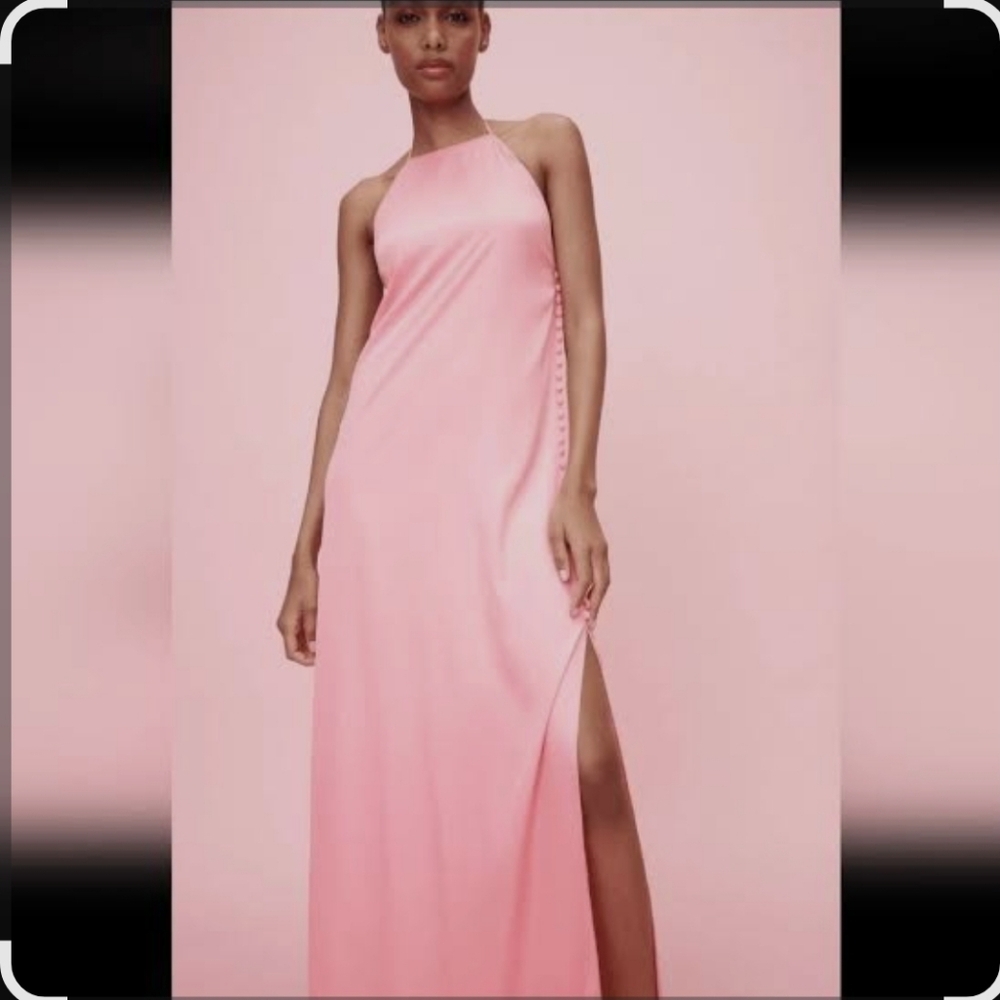 Zara satin dress size M